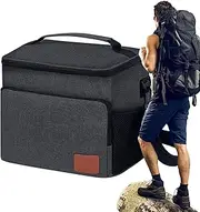 Large Cooler Bag Insulated, Insulated Soft Cooler Lunch Bag with Shoulder Strap, Foldable Drink Cooling Box for Hiking Camping Picnic Travel Boating Work Fishing BBQ
