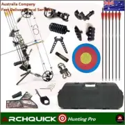 JUNXING M120 20-70LBS Compound Bow & Arrow Kits Archery Hunting and Target RH/LH