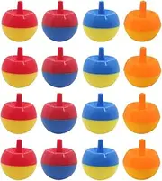 ORFOFE 50pcs Hand-Turned Gyro Slug Gyro Sensory Gyro Top Fidget Tops Fidget Gyro Spinning Top Gyro for Funny PVC Random Color