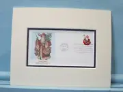 Christmas and Santa Claus and the First Day Cover of the Santa Claus stamp