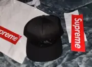 Mens Supreme Handstyle 6-panel Snapback Hat FW23 w/ Receipt Sticker Bag (NWT)
