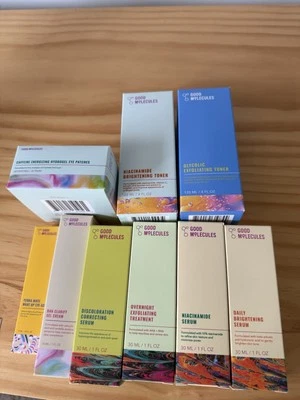 Beauty Skincare Bulk Lot Bundle - Good Molecules Brand New