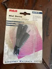Rca ah202 mini stereo headphone y-adapter - rcaah202n