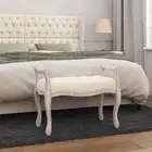 vidaXL Bench 80x45x60 cm Linen HEE
