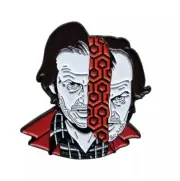 THE SHINING - JACK TORRANCE AND OVERLOOK HOTEL CARPET PRINT - ENAMEL PIN