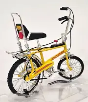 Toyway 1/12 - Chopper MK2 Model Bicycle Yellow Retro 70's Bike The Hot One