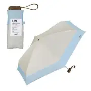 Parasol UmbrellaLight Gray 100% light blocking 100% UV cut Folding 47cm New