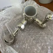 ROHL 1270/CENTRPN COMPLETE SLIDING MECHANISM (ONLY) FOR GRAB BAR, POLISHED NICKE