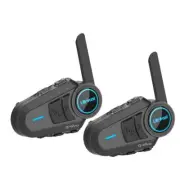 Motorcycle Intercom Bluetooth 5.2 Helmet Headset Earphone 6 Riders BT 2100M FM