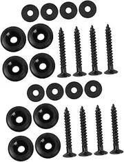 ERINGOGO 8pcs Guitar Strap Lock Metal Button Pins for Easy Installation Electric and Acoustic Guitars Ukuleles Smooth Surface Design Durable and Convenient Strap Retainer