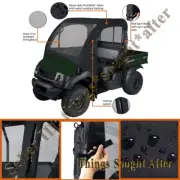 Kawasaki Mule Cab Enclosure for 2015-2016 600, 610 XC SE 4WD 4x4 UTV Cabin Black