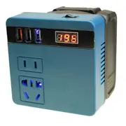 For Makita Lithium Battery Inverter, Electric Tool Battery Inverter AC220V/ DC5V/20V Outdoor Operati Blue