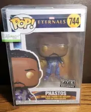 Funko Pop Marvel Eternals Phastos #744 FYE Exclusive With Protector