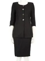 Black Floral Jacquard Co-Ord