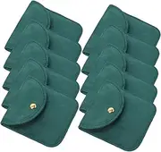 VALICLUD 10pcs Jewelry Pouches Soft Drawstring Bags for Earrings Bracelets Rings Comfortable and Protective Travel Storage for Jewelry