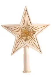 Marolin BIG STAR CHRISTMAS TREE TOPPER MA200312 with Gift Box