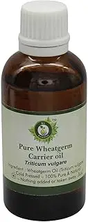 Wheatgerm Oil | Triticum Vulgare | For Hair | For Face | 100% Pure Natural | Cold Pressed Wheatgerm Oil | Wheatgerm Carrier Oil | 50ml | 1.69oz By R V Essential