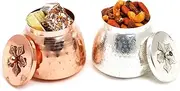 Jaiccha Ghasitaram Metal Barni of Assorted Bites and Mix Dryfruits|Diwali Gift,Holi,Rakhi,Valentine,Christmas,Birthday,Anniversary,Her,Him|