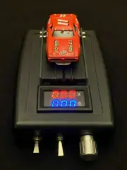 HO 1/64 SLOT CAR RUNIN BOX DYNO TESTBED FOR AURORA TJETS AFX TYCO ETC.
