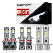 For Jaguar S-Type 2000-04 6000K LED faro alto bajo niebla luces bombillas Combo (for: Jaguar)
