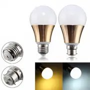Non-dimmable 7W E27 B22 5730 SMD LED Light Globe Home Lamp Bulb AC85-265V B22 WARM WHITE