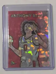 Anthony Black Artist Signed "Arkansas Razorbacks" Rookie Refractor Card 1/1