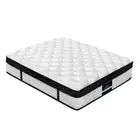 Giselle Bedding Queen Size Bed Mattress Euro 31cm Top Pocket Spring Foam Bed NEW