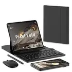 Wireless Keyboard For Samsung Galaxy Z Fold 6 5 4 3 Leather Stand Case Pen Mouse