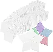 BELLIFFY Diamond Quilting Templates 300 Pcs Paper Piecing Paper Quilting Supplies