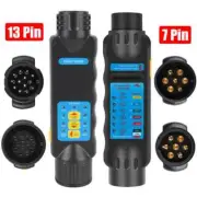 7Pin 13Pin Trailer Socket Tester 12V Wiring Light Diagnostic Tool Car