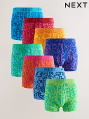 Bright Pattern A-Front Boxers 8 Pack (AG4661) | $84