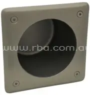 RBA SECURITY RECESSED TOILET ROLL HOLDER 178mm Vandal Resistant, Stainless Steel