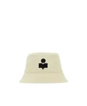 Isabel Marant Logo Embroidered Bucket Hat 56,57,58 Nude
