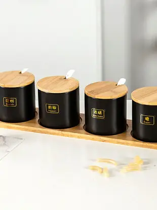 陶瓷調料盒廚房家用調味盒組合調料罐子套裝味油瓶味精糖罐佐料盒
