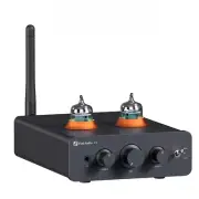 Bluetooth Tube Amplifier HiFi Stereo Valve Vacuum with Treble &Bass Tone Control