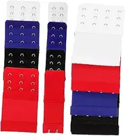 [MOBUTOFU] 12pcs Women Bra Extenders Bra Strap Extender Hooks 4 Hook Comfortable Polyester Material