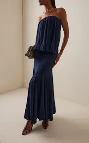 [Proenza Schouler] Yael Draped Jersey Maxi Dress