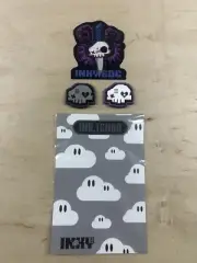 Inky EDC x Antiquated EDC “8-Bit” Skull PVC Patch Set