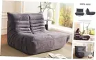 Bean Bag Chair, Lazy Floor Sofa Couch for Adults and Kids, Fireside Chair Grey