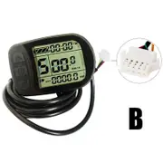 E-bike KT LCD5 Display Control Panel For 24/36/48V Electric Bicycle Motor New SM Plug