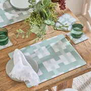 Hayes Check Cork Placemat Set of 6 [MUSLHAYPPW25]