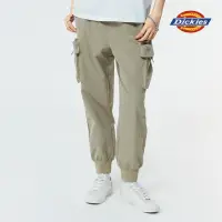 在飛比找momo購物網優惠-【Dickies】女款沙色兩側立體口袋鬆緊腰縮口褲｜DK01