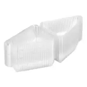 50Pcs Cake Slice Containers with Hinged Lid,Disposable Pie Slice Boxes7774