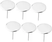 Ipetboom 6pcs Stainless Steel Flower Nails Reusable Cake Decorating Tools for Pastry Flowers for Beginners for Weddings Bakeries and Home Baking