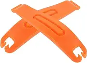 BESPORTBLE 2pcs Tire Stick Tire Plugs Heavy Duty Motorbike Puncture Repair Kit Tire Changer Valve Spring Compressor Tool Scratch Repair Kit Equipment Steering Wheel Sealant Cycle Orange Nylon