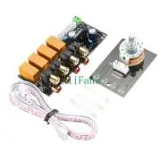 Audio Input signal Selector Relay Board/ Signal switching amplifier board DIY MO
