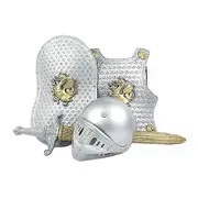 Children's Armor Set Battle Armor Warrior Props Deluxe Knight In Shining Armor Set(white Dragon)