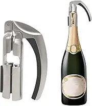 ZHYUAN Champagne Corkscrew, Bottle Opener, Bottle Opener, Wine Corkscrew for Home Party, Champagne Bottle Opener, for Family Parties, Bars, Wine Parties, Aluminium Alloy is Durable