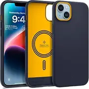 Caseology by Spigen Nano Pop Mag Design for Apple iPhone 14 Plus Case (2022)[6.7-inch][Compatible with MagSafe] Magnetic Ring Colourful Duo Tone Colours Cover - Blueberry Navy