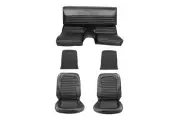 Scott Drake 66FB-S-FULL-BK 1966 Fastback Full Set Standard Upholstery - Black (for: Ford)